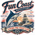 FCO MARLIN TEE fun coast outfitters