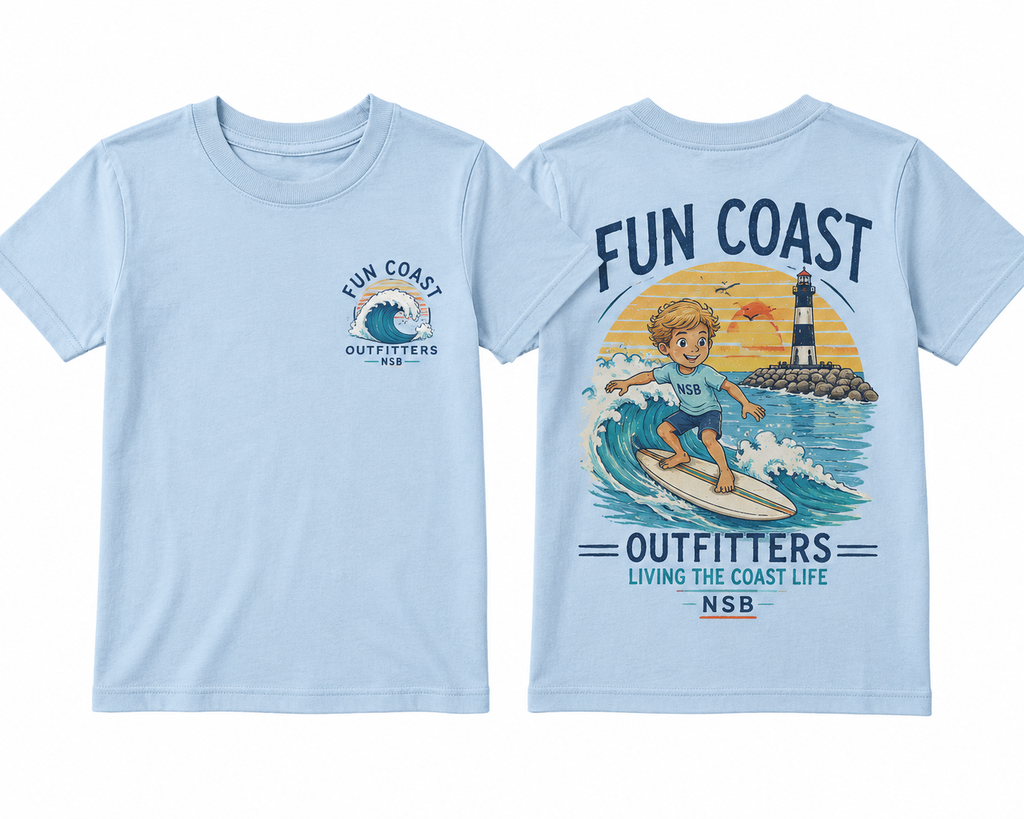 Kids' Surf Turtle Tee