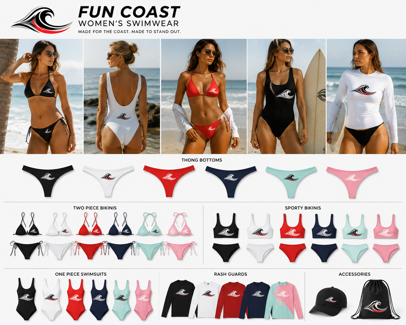 FCO Women's Swimwear Collection – Fun Coast Outfitters