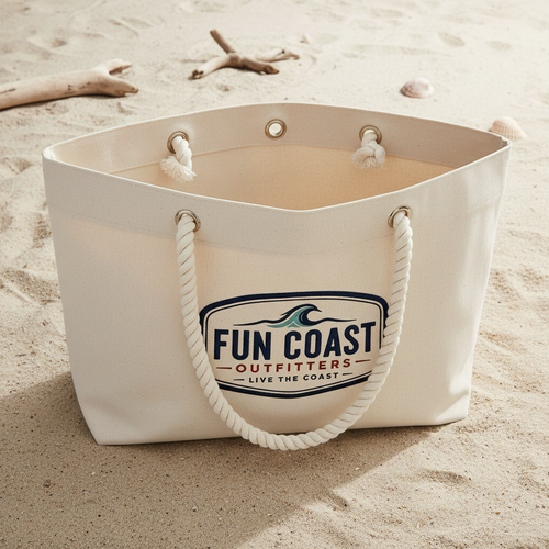 FCO Beach Bag Natural
