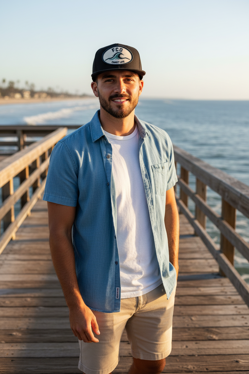 FCO Coast Life Flex Fit Lifestyle Shot