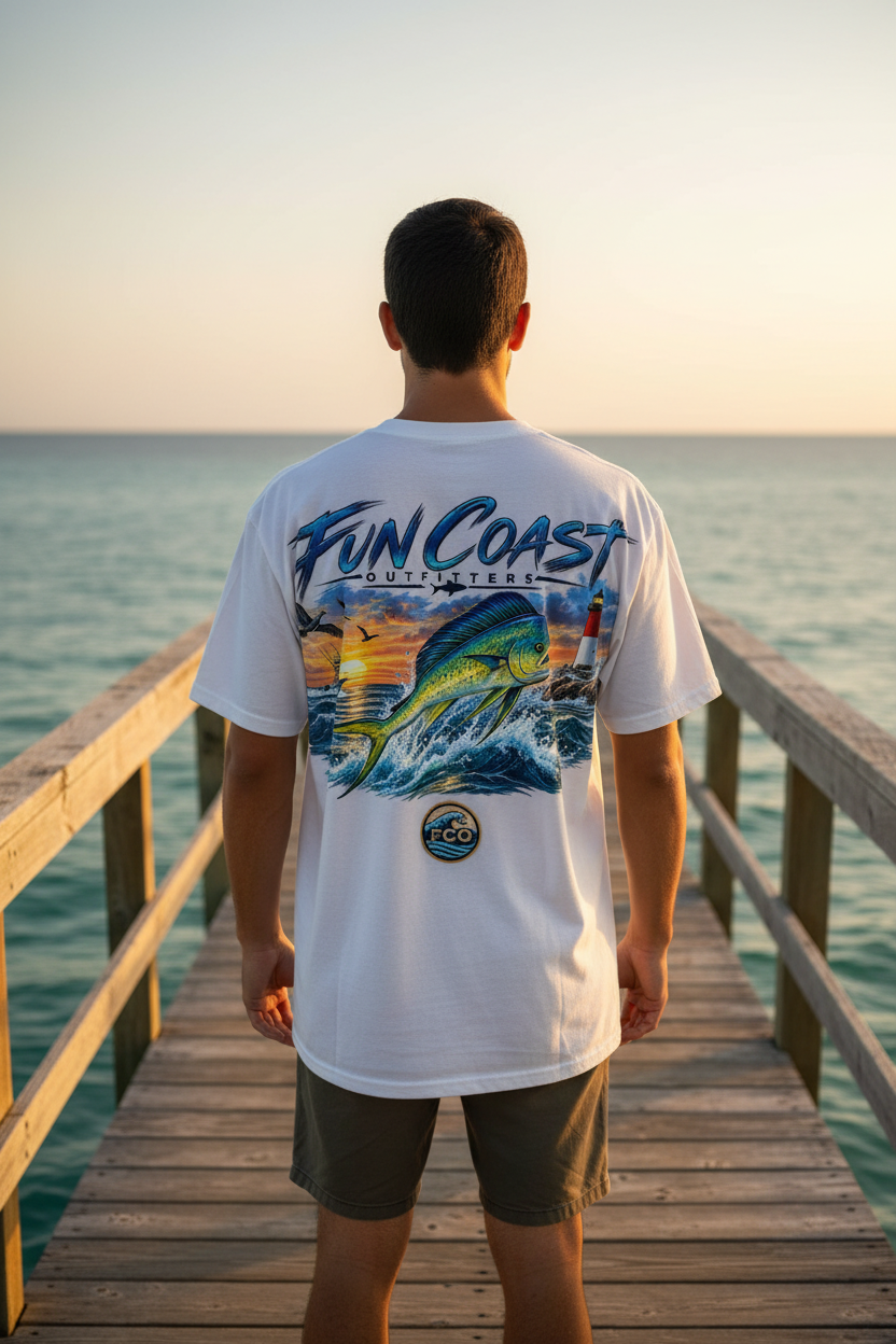 FCO Darado Tee Back Print Lifestyle