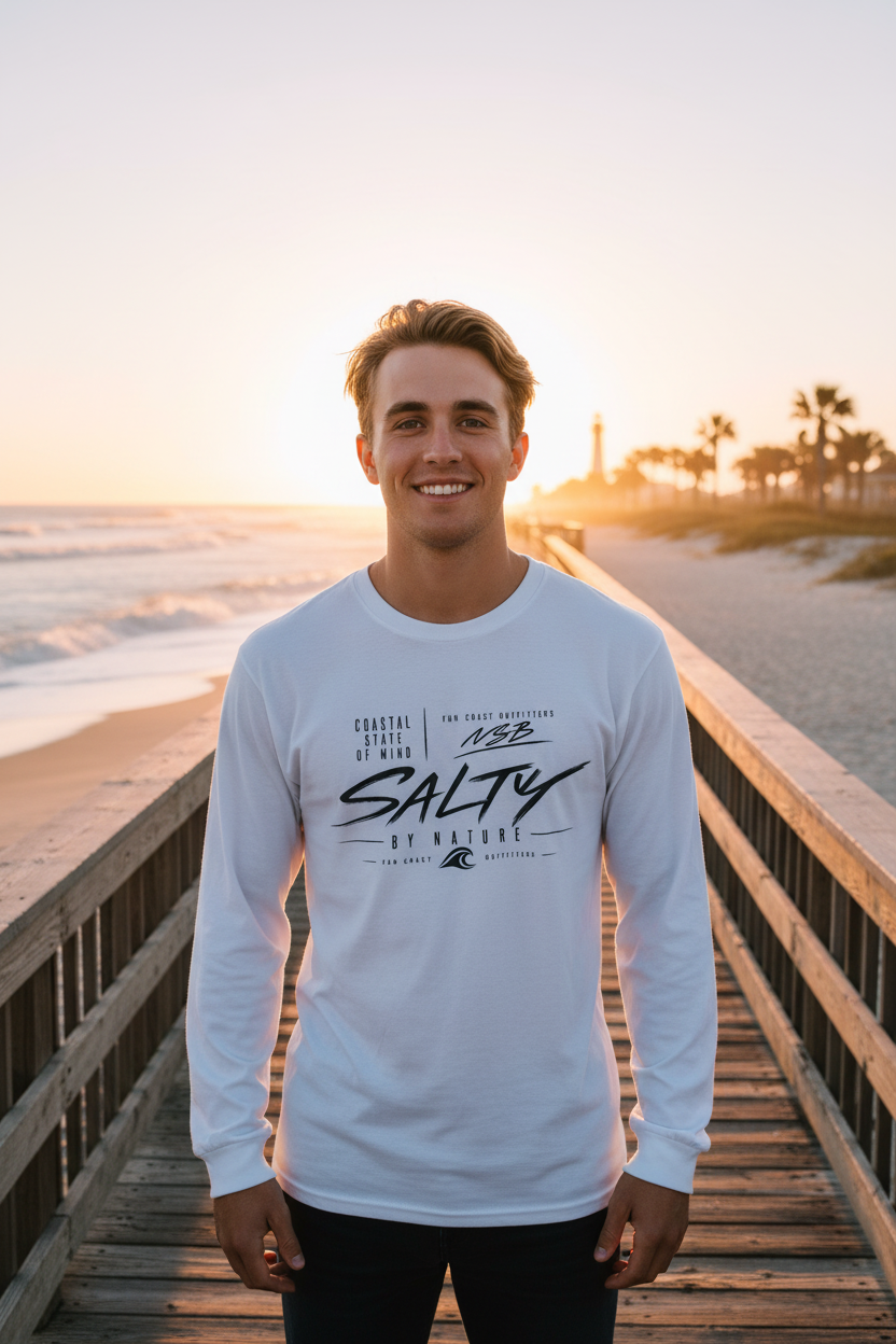 FCO Salty Long Sleeve Lifestyle Shot