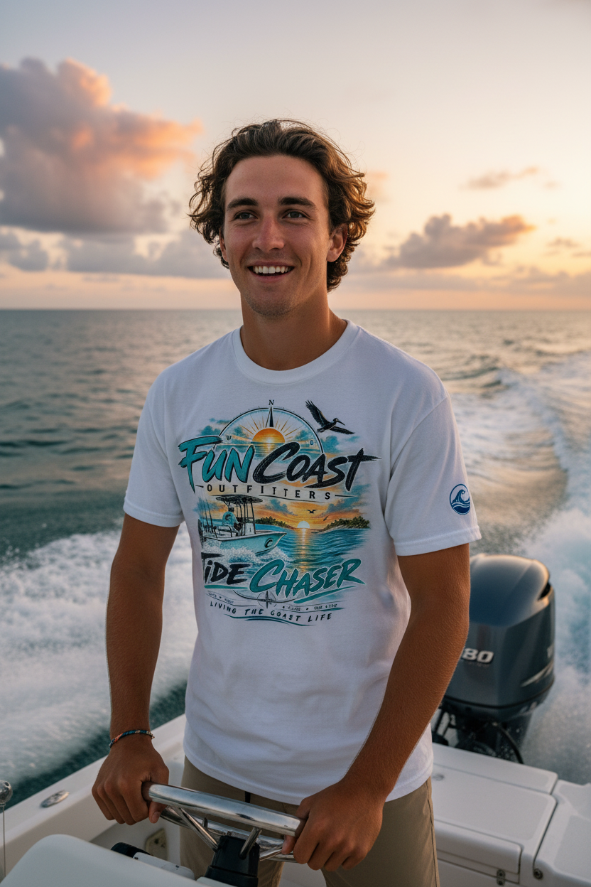 FCO Tide Chaser Tee Lifestyle
