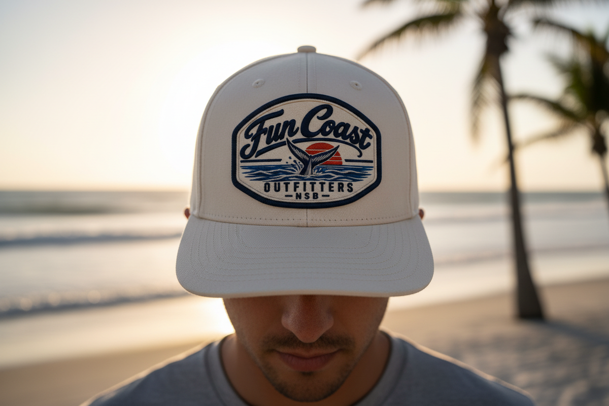 FCO Whale Tail Patch Hat Lifestyle