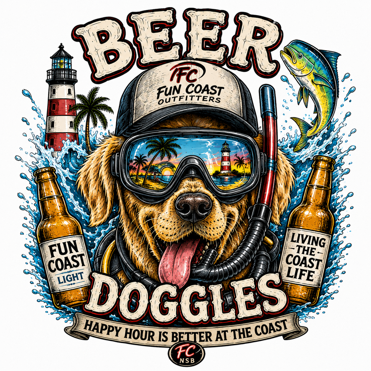 FCO DOG DOGGLES fun coast outfitters