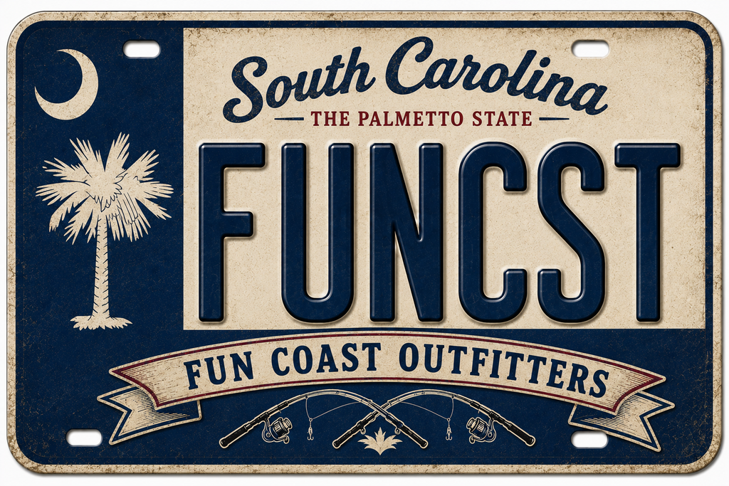SOUTH CAROLINA PLATE TEE fun coast outfitters