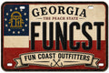 FCO GA PLATE TEE fun coast outfitters
