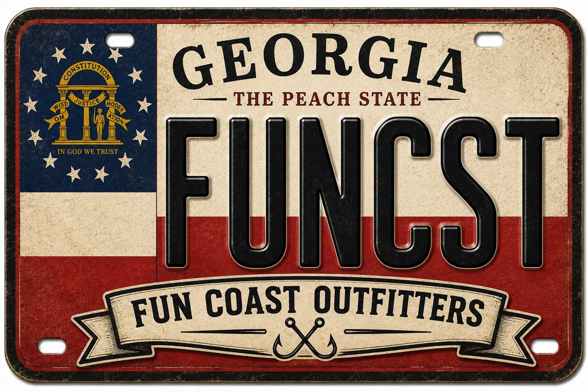 FCO GA PLATE TEE fun coast outfitters