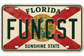 FLA PLATE TEE fun coast outfitters
