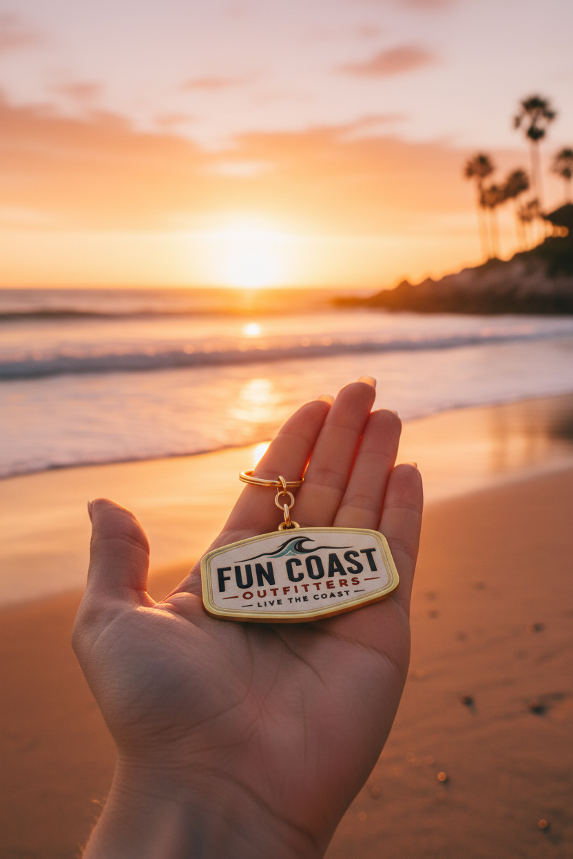 Gold metallic — held at sunset