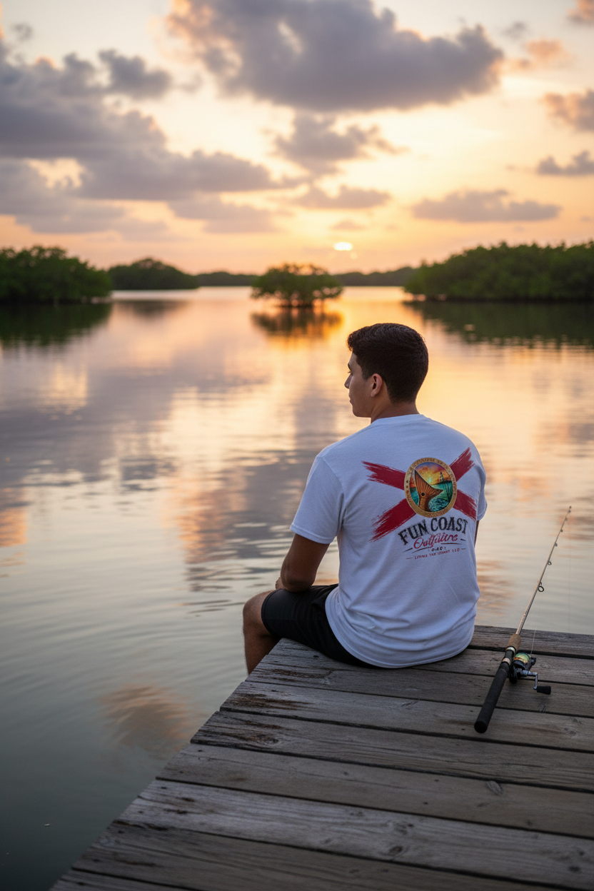 Red Fish - Dock Sunset