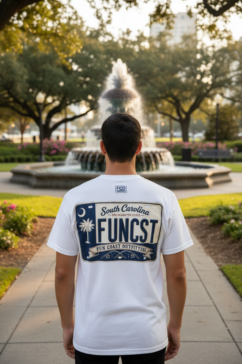 SC Plate Tee - Charleston Waterfront Park